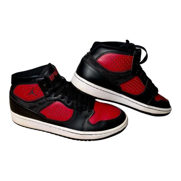 Jordan Other - Jordan Access (GS) Black Red Low Top Sneakers Show AV7941-006 Kids 6.5Y Women 8